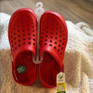 Mens Red Clogs by Joybees